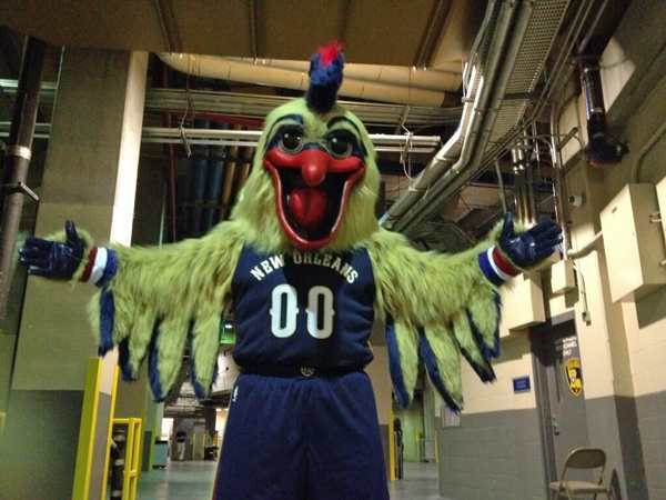 Be thankful Big Easy, this crazed monster is off the streets. (via @PelicansNBA)